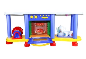 Bucatarie de jucarie, cu 30 accesorii, cu blat de lucru, sunete si lumini, multicolora - Img 4