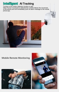 Camera de Supraveghere 2MPx, Wi-Fi, Audio Bidirectional, Full HD, senzor de miscare - Img 7