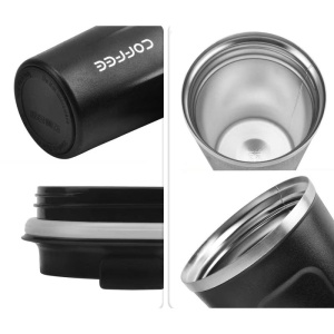 Cana Termos Coffee,Capacitate 510 ml,Portabil,Pereti Dubli - Img 8