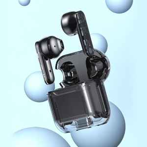 Casti In-Ear Bluetooth, Wireless 5.3, TM10 cu carcasa transparenta - Img 18
