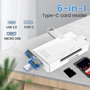 Cititor de Carduri de memorie SD, MicroSD/TF cu USB, USB Type-C 3.1, Micro USB - Img 15