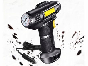 Compresor auto 12 V 10 bari, Putere 120 W, LED si manometru integrat - Img 3