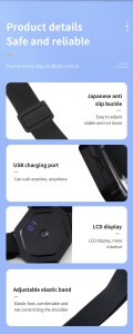 Corector de postura unisex cu alimentare USB - Baterie 500 mAh 3.7 V - Img 5