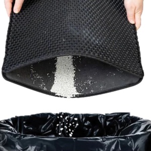 Covoras toaleta, pentru pisica, dimensiuni 58x37cm, negru - Img 4