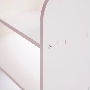 Etajeta pentru Birou, cu 6 Compartimente si un Sertar, PVC, 55x14x34cm, Alb - Img 7