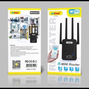 Extender WiFi cu o singur banda 2,4 GHz, 300Mbps, negru - Img 6