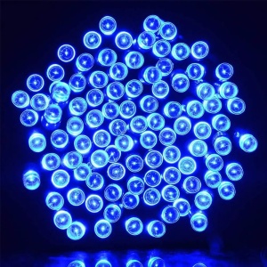 Instalatie Luminoasa Solara, 33m, 300 LED-uri, cu Telecomanda, Alb Cald/Rece, Albastru sau RGB - Img 16