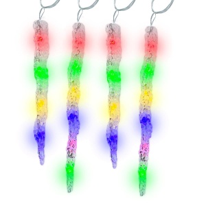 Instalatie lumioasa LED, cu 8 Turturi, Alb Cald, Alb Rece, Albastru si Multicolor, 3m - Img 15