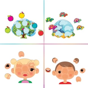 Joc educativ „Potriveste Formele”, Varsta 2-4 ani, multicolor - Img 4
