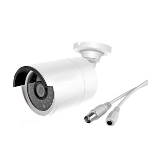 Kit de supraveghere cu DVR recorder si 4 camere CCTV AHD ccu fir, IP66, HD, 720P, IR, pentru interior sau exterior, alb - Img 4