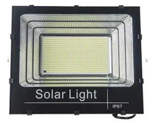 KIT Proiector 200w LED DIMABIL JORTAN cu Panou Solar INDIVIDUAL si Telecomanda - Img 3