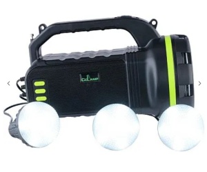 Kit solar CL-18 cu radio și lanternă 10W + 3 becuri - Img 8