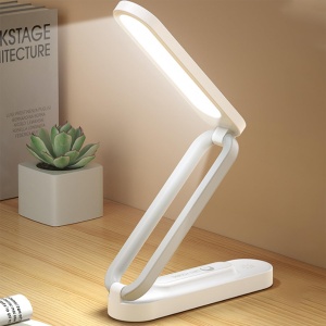 Lampa de birou LED, Cablu USB, Putere 5W, 3 moduri de iluminare, Alb - Img 4