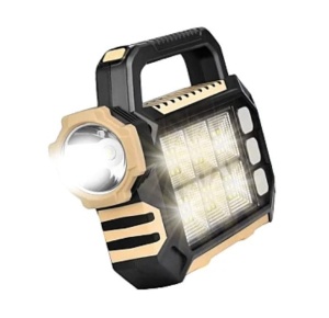 Lampa portabila solara 8029 cu 1 LED + 54 COB, tip lanterna cu maner, functie incarcare pentru mobil - Img 2