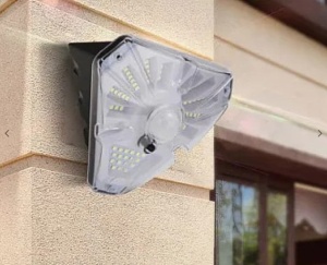 Lampa solara GL-68 de perete cu detector de miscare, pentru exterior - Img 2