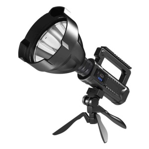 Lanterna Profesionala LED cu acumulator, Incarcare USB, Raza de actiune 800m, 4 moduri de iluminare, functie Powerbank - Img 8