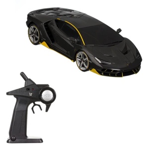 Masina cu Telecomanda RC Lamborghini Centenario Neagra cu Joystick 1:12 / 2.4 GHz 1:12