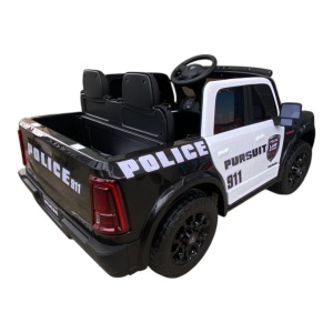 Masina de politie electrica Dodge RAM pentru copii 2 ani+, cu telecomanda, baterie 12V7AH, 3 viteze, 2 locuri, lumini si difuzor - Img 6