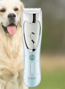 Masina de Tuns pentru Animale de Companie, VGR V-203, Fara Fir, 5W, Lama din Ceramica, 2 Accesorii, Bleu - Img 9