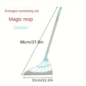 Matura tip mop multifunctional, din silicon, maner telescopic, indeparteaza murdarie si lichide - Img 8