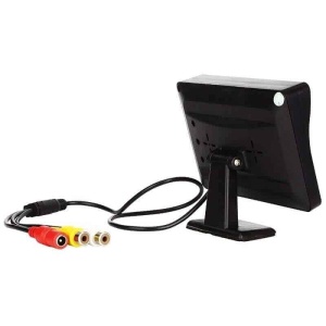 Monitor LCD TFT de bord, compatibil camera marsarier, de 4.3", negru - Img 3