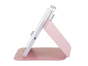 Oglinda cosmetica iluminata LED pentru machiaj cu carcasa tip suport vertical - Img 15