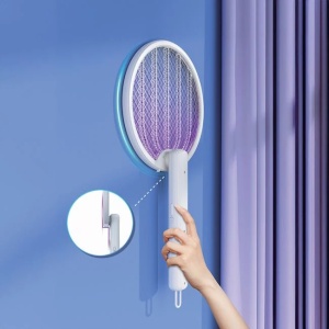Paleta electrica 2 in 1 anti-tantari si functie de lampa LED - Img 3