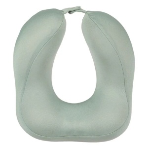 Perna de calatorie anatomica, Spuma cu Memorie, Dimensiune 27cm, Culoare Gri - Img 5