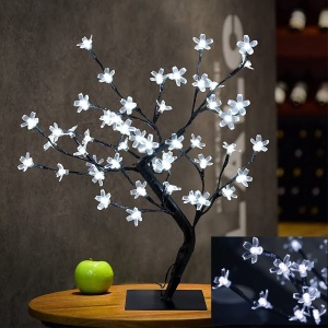 Pomisor cu flori de cires iluminate cu 36 LED-uri, Inaltime 40cm, Lumina alba cald, rece sau multicolor - Img 11