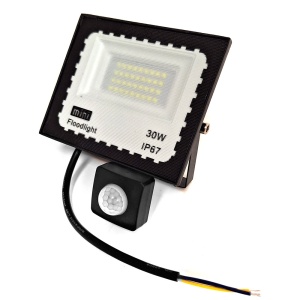 Proiector halogen LED 30W cu senzor de miscare, Iluminat Puternic 2100lm