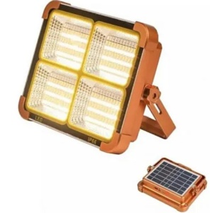 Proiector Led 500W D8 cu Panou Solar 3 moduri lumina, Functie Stroboscop si incarcare teleon - Img 2