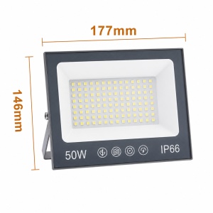 Proiector LED 50W, Iluminat Puternic 5000lm, Pentru exterior sau interior, Protectie IP66 - Img 7
