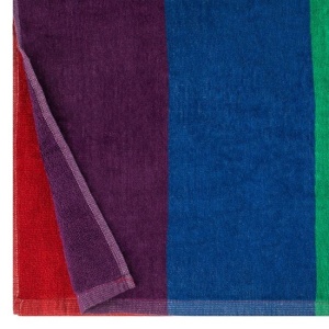 Prosop pentru Plaja, 180x100cm, Dungi Multicolore - Img 2