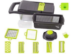 Razatoare Multifunctionala cu 14 accesorii ideala in bucatarie, Calitate Premium, Verde - Img 2