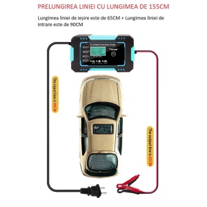 Redresor auto smart 12V 6A Max 2-100Ah, Auto/Moto, Incarcare Rapida - Img 13
