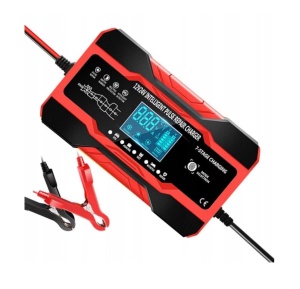 Redresor baterii auto DP1210, 12V 10A - 24V 5A, 180W, incarcare in 7 etape, 4 functii, negru cu rosu - Img 4