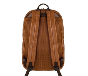 Rucsac din piele artificiala, 30 x 13 x 46 cm, maro - Img 3