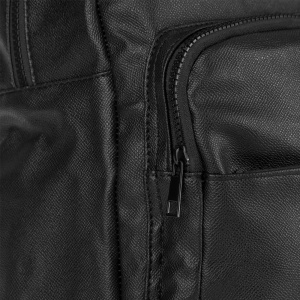 Rucsac din piele ecologica, Culoare Negru Mat - Img 4