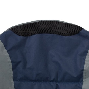 Scaun Pliabil pentru Camping, cu Husa, 59x59x105cm, Antracit Albastru - Img 5
