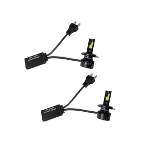 Set 2 becuri LED H4 V88S Canbus, cu putere 380W, 18000Lm, 6000K, lumina alba-rece - Img 4