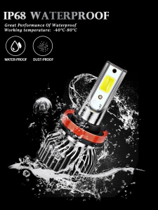Set 2 Becuri LED H7 F2 COB 100W CANBUS - Iluminare Puternica 15000lm 6000K - Img 5