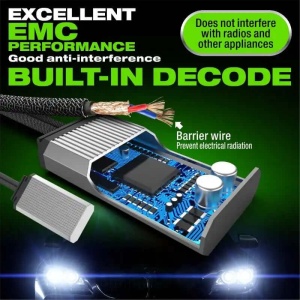 Set 2 becuri LED H7 model V20, putere 120W, Canbus, 12000Lm, 6000K, IP67 - Img 6