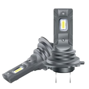 Set 2 becuri LED W H7 120W, 15000Lm, 12V, 6000K, lumina alb-rece - Img 1