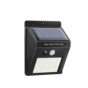 Set 2 lampi solare de perete cu 30 LED, Senzor de lumina si miscare - Img 5