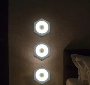 Set 3 Lampi Hexagonale LED Cob cu telecomanda si Butoane individuale - Img 18