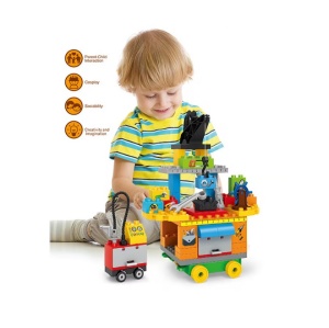 Set Constructii Bancul de lucru cu scule, cu 61 piese, pentru copii de 3 ani+, multicolor - Img 2