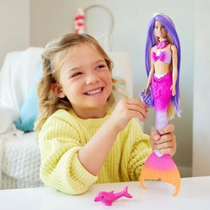 Sirena Barbie transformare magica, include accesorii de styling, varsta de la 9 luni la 3 ani - Img 2