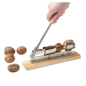 Spargator de Nuci Ajustabil Welora®, Otel/Lemn, Design Compact si Functionalitate Superioara, 20x5x6 cm - Img 3