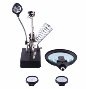 Stand de lipit Andowl GJ5 cu lupa si lampa LED - Img 3