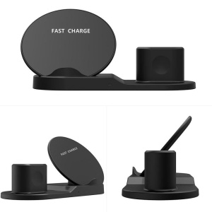 Statie de incarcare rapida 3 in 1 pentru telefon, ceas si casti, portivit pentru iPhone, Apple Watch si AirPods - Img 6